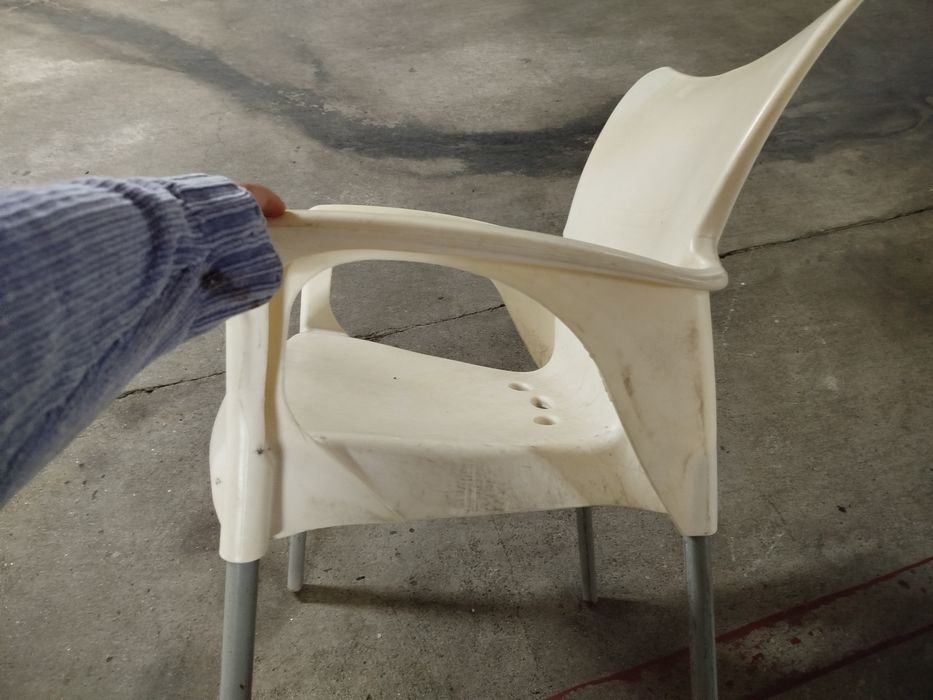 Cadeira plástico branco