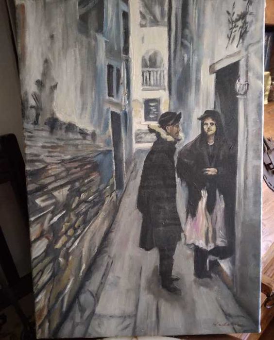 Uma Rua em Veneza - After JohnSinger Sargent