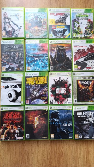Gry Xbox 360 – wybierz tytuł – sprzedaję pojedynczo