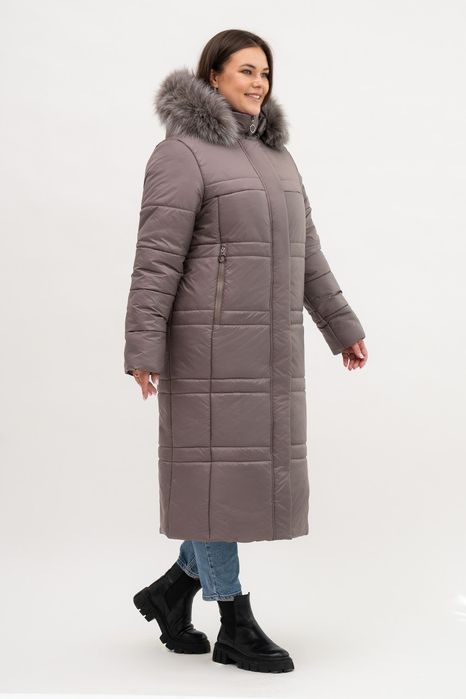 Жеская удлинённая зимняя куртка пуховик пальто. 52-66р