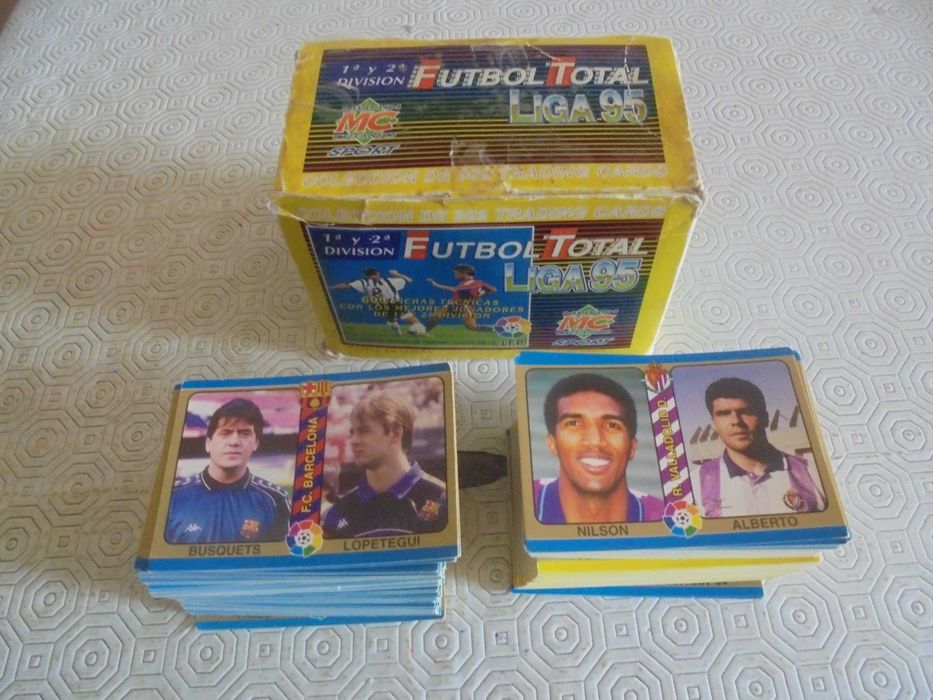 Coleção completa de 306 cromos Futbol Total La Liga 95