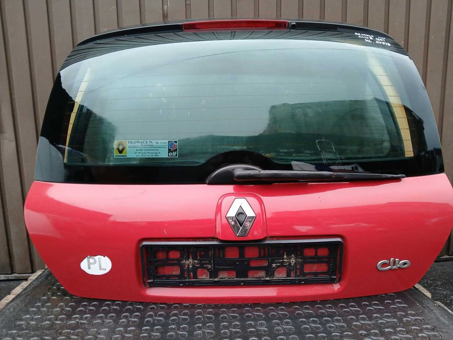 Renault Clio II Lift 3D klapa bagażnika kod lakieru OV727