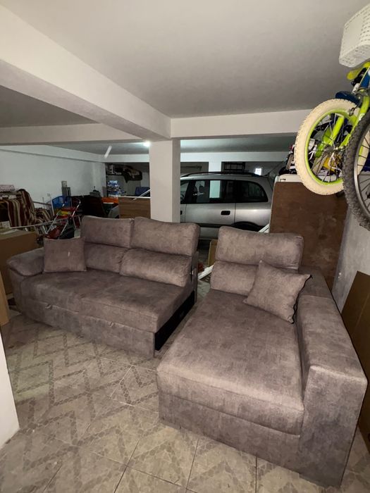 Sofá cama c/chaise longue