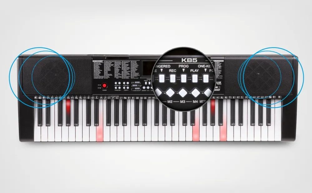 Keyboard KB5 Max 61 podświetlanych klawiszy.
