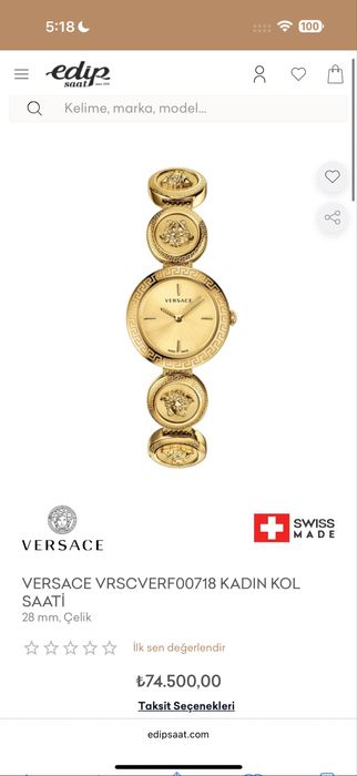 Часы | zegarki damskie Versace Medusa Stud Icon VERF00718