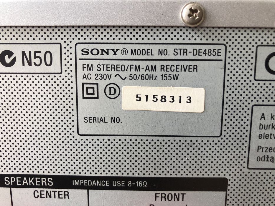 Sony Digital dts Surrond