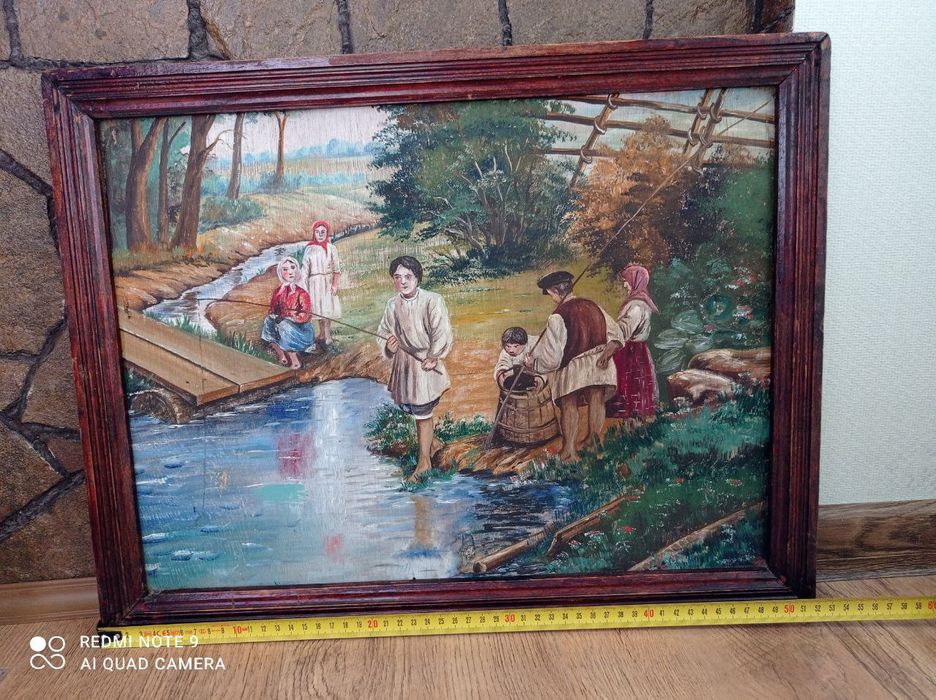 Картина маслом старинная