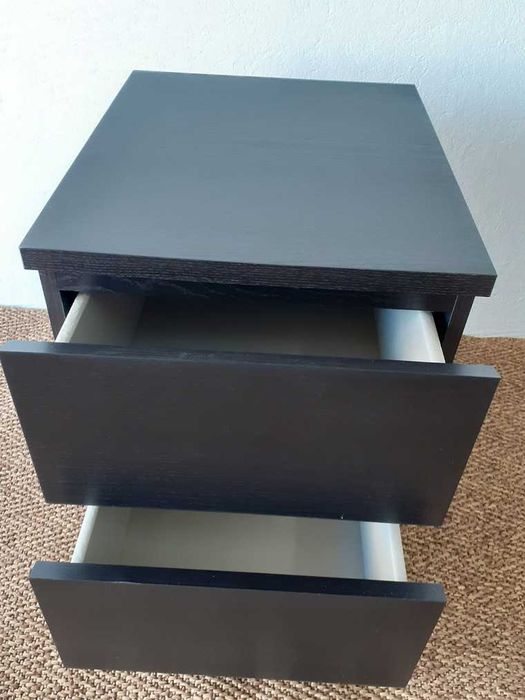 Bloco novo com duas gavetas para escritório, quarto, ou arrecadação