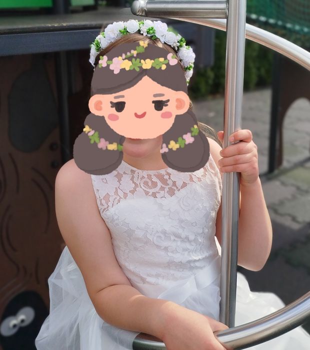 Sukienka do komunii lub na przyjęcie komunijne + Bolerko