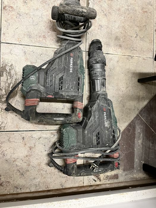 Używane młoty wyburzeniowe - Hecht, Kraft&Dele, Parkside