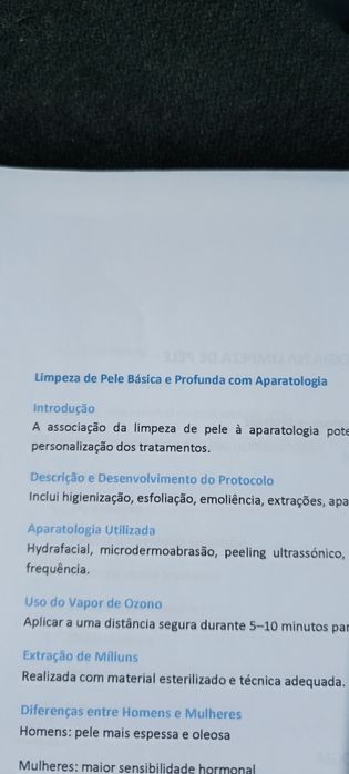Manual de Limpeza de Pele