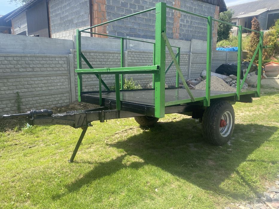 Przyczepa jednoosiowa do traktora