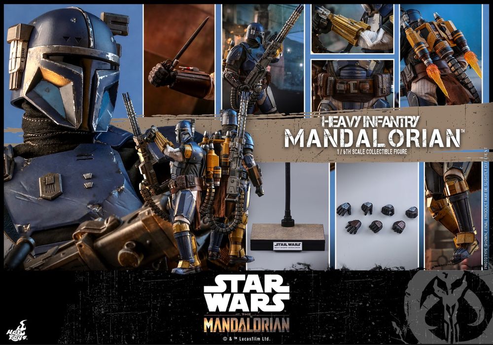 Фигурка 1/6 hot toys tms 10 THE MANDALORIAN – HEAVY INFANTRY star wars