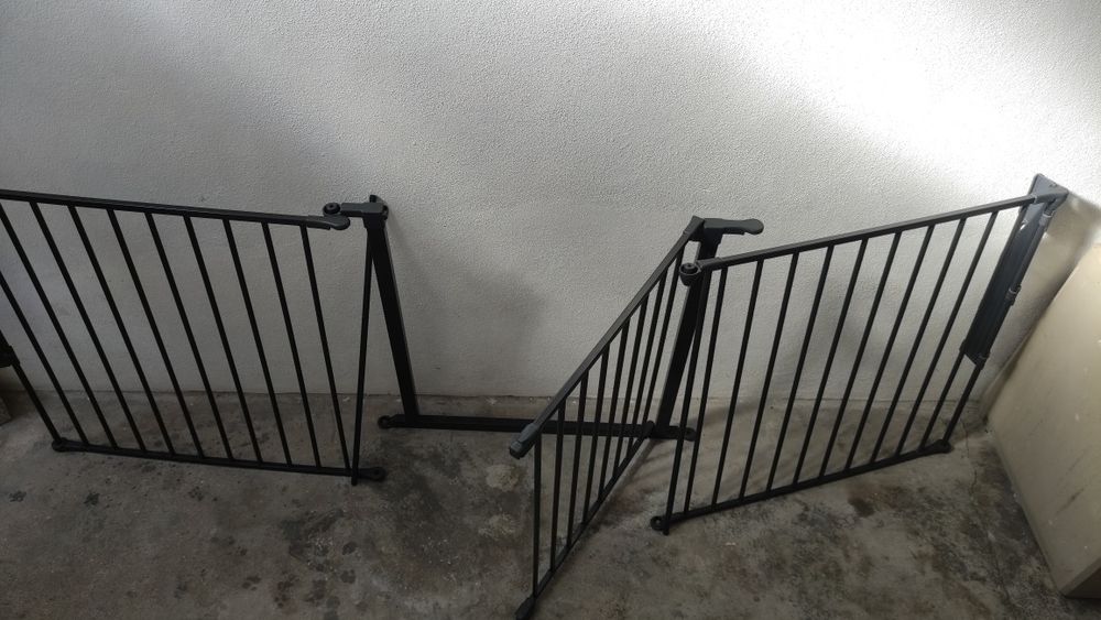 Grade de proteção para lareiras  preto