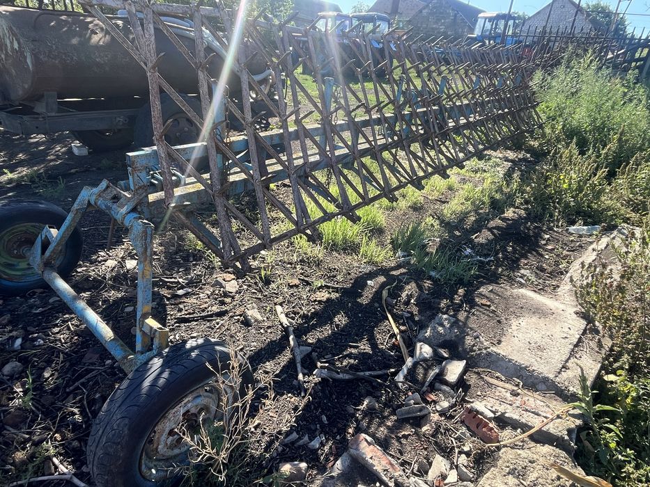 Борони з транспорним 7 метрів закриття вологи