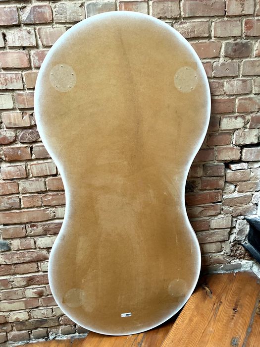 Blat IKEA o niestandardowym kształcie – biały, 150 cm, solidny