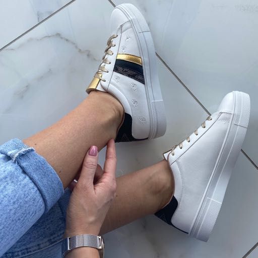sneakersy Eco skóra trampki