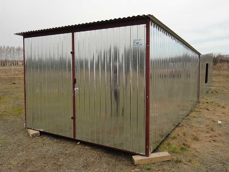 Garaż Blaszak na BUDOWĘ Garaż blaszany Garaże blaszane Schowek BUDOWA