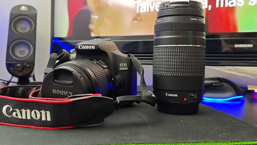 Canon Eos 2000D + lentes k&f + FILTROS ND / CPL / MISTIC