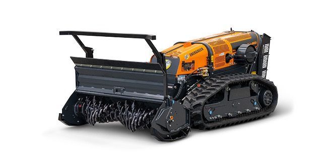 ENERGREEN RoboMIDI  Mulczer, robot gąsienicowy sterowany zdalnie - ENERGREEN RoboMIDI