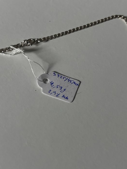 Łańcuszek srebro 925 pancerka