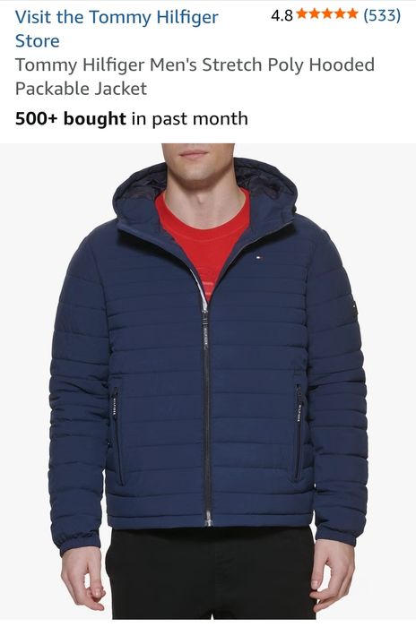 Куртка легкий пуховик Tommy Hilfiger Розмір М Оригінал Хілфігер klein