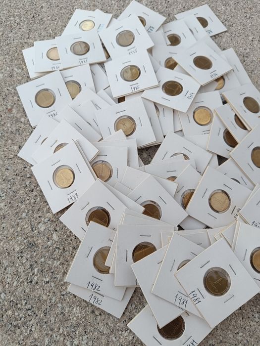 Lote moedas 1 Escudo Portugal