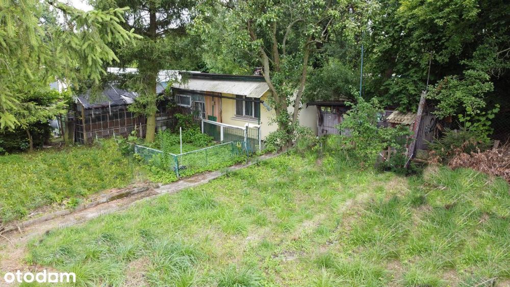 Działka rekreacyjna 490m2 z domkiem o pow. ok 25m2