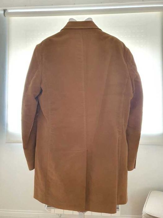Sobretudo Camel Massimo Dutti