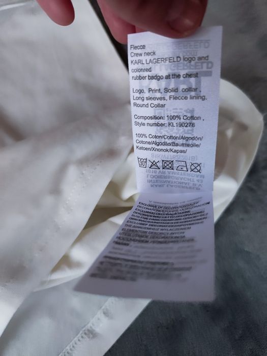 Koszulka męska T-shirt Karl Lagerfeld biała nowa