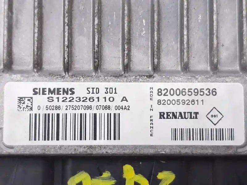 Centralina De Motor Uce 8200659536 S122326110A 8200592611