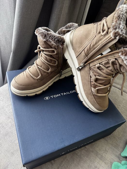 Зимові теплі чоботи tom tailor