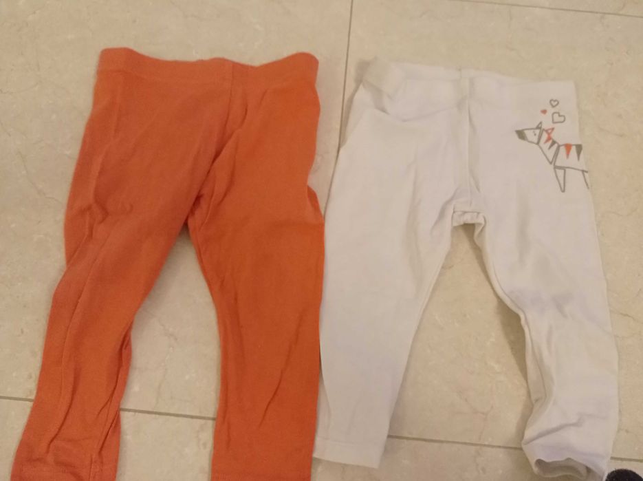 Set of two leggings, size 6–12 months
