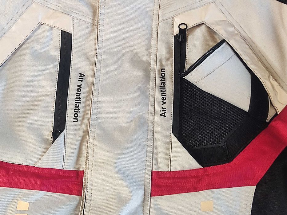 Casaco 2 em 1 c/proteções touring 3 camadas mota scooter novo