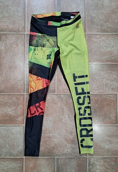 Жіночі штани легінси Reebok Crossfit COMPRESSION TIGHT ALLOVER з принт