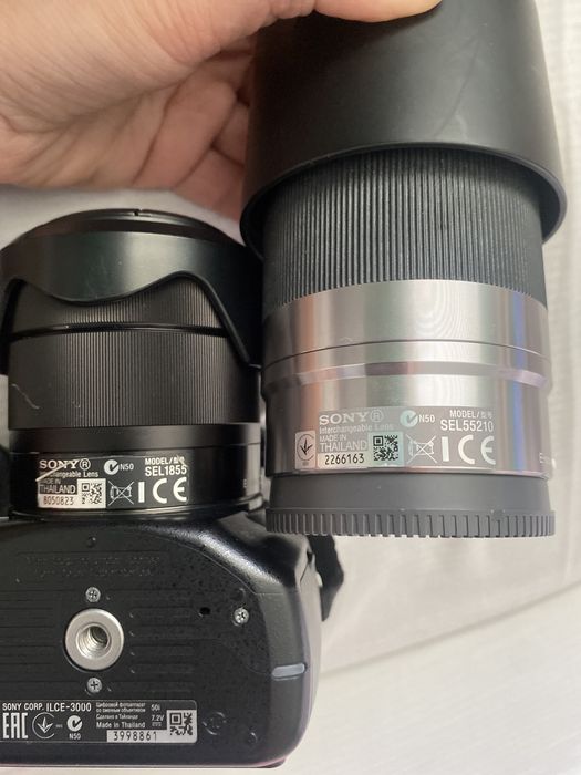 Aparat Sony a3000 plus obiektyw SEL55210