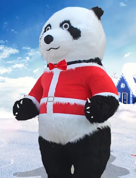 Привітання від білого ведмедика, панди, ведмедика Тедді або зайки. Най