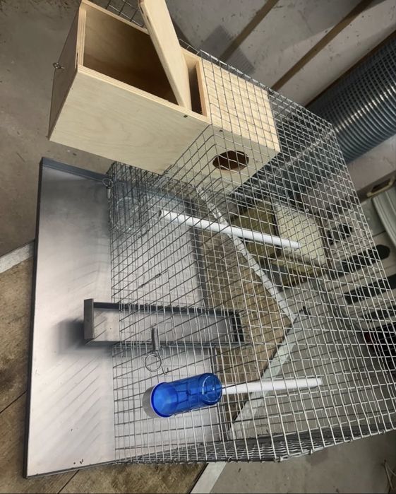 Gaiolas novas para criação de aves..