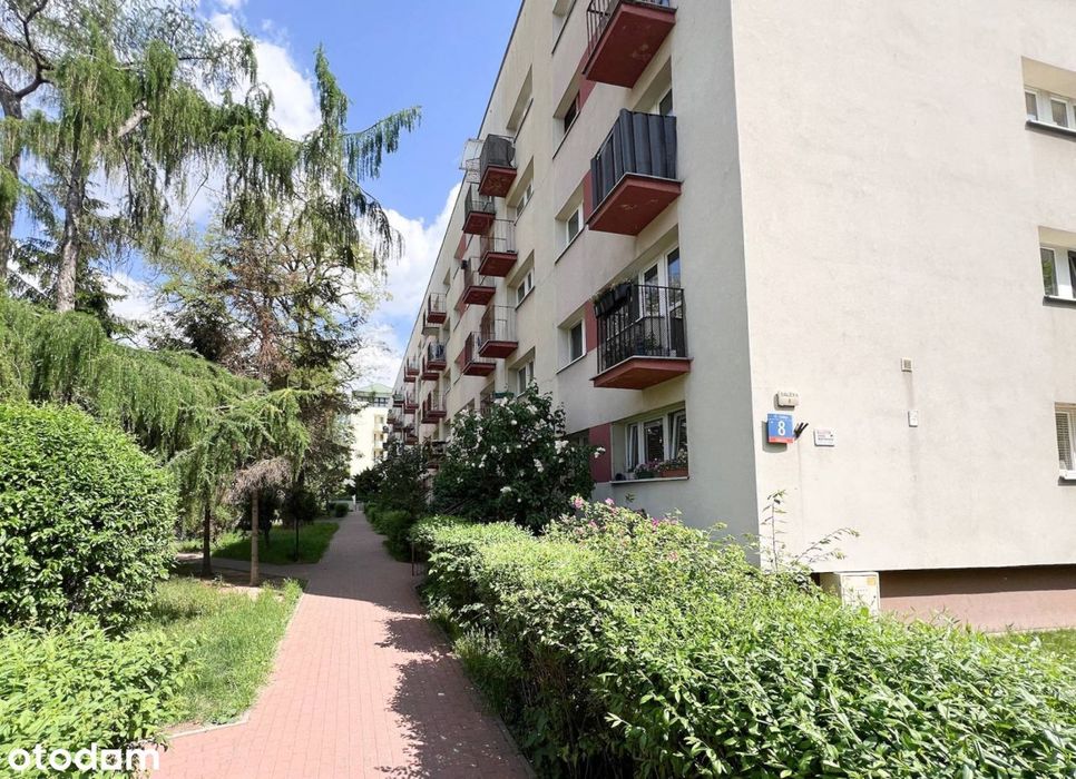 2 pokoje | Ochota | balkon | zieleń za oknem | 38,
