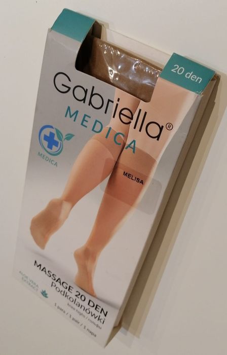 Podkolanówki Gabriella Medica Massage 20 DEN Nowe