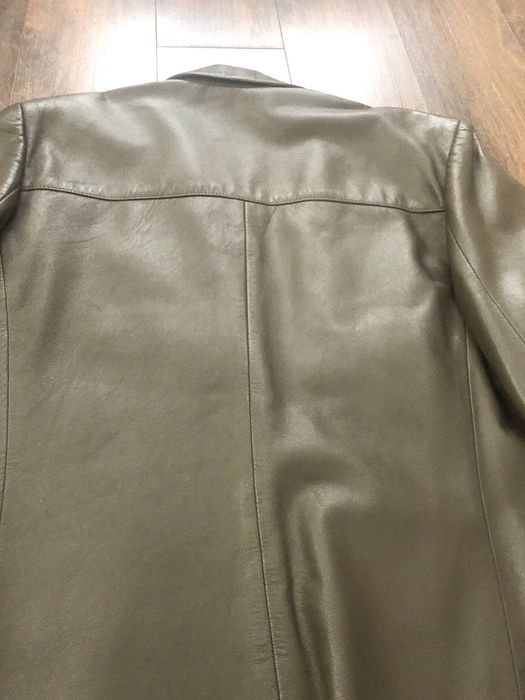 Шкіряний піджак 52 розмір