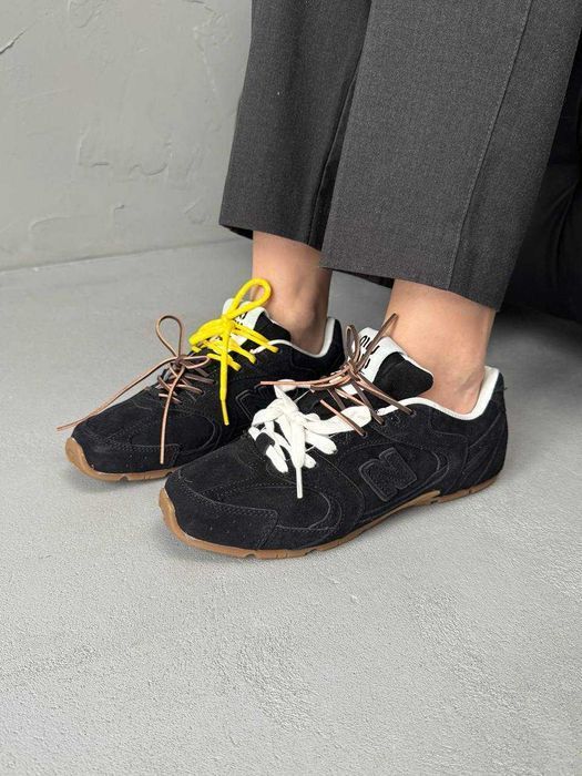 Замшевые кроссовки New Balance x Miu Miu 530 нью беланс 530 х Миу Миу
