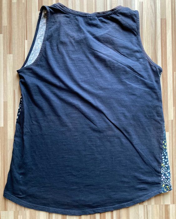 Bluzka top granatowy wzór Beloved rozmiar M !!!