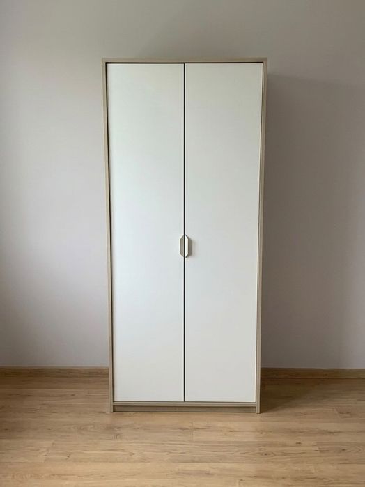 IKEA ASKVOLL 80x189 cm | Stan idealny | Biała + Dąb