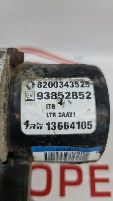 Módulo ABS Renault Trafic ou Opel Vivaro 8200343525 93852852 13664105