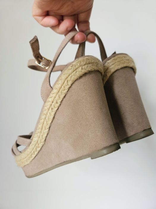 Sandały na koturnie/Espadryle rozm. 39