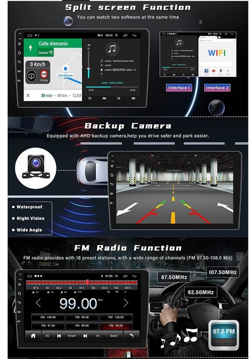 Rádio android 13 Volkswagen PASSAT 2012 A 2015 WiFi Carplay gps 2/64GB