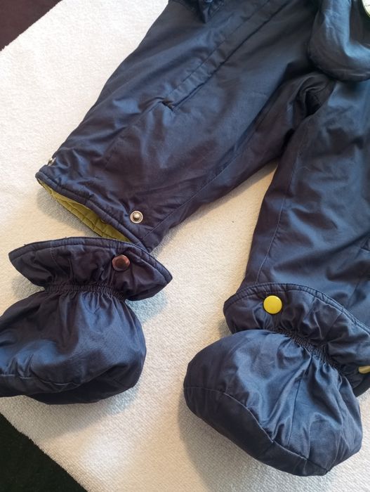 Теплий дитячий комбінезон 68р(3-6міс) + шапка і шарф