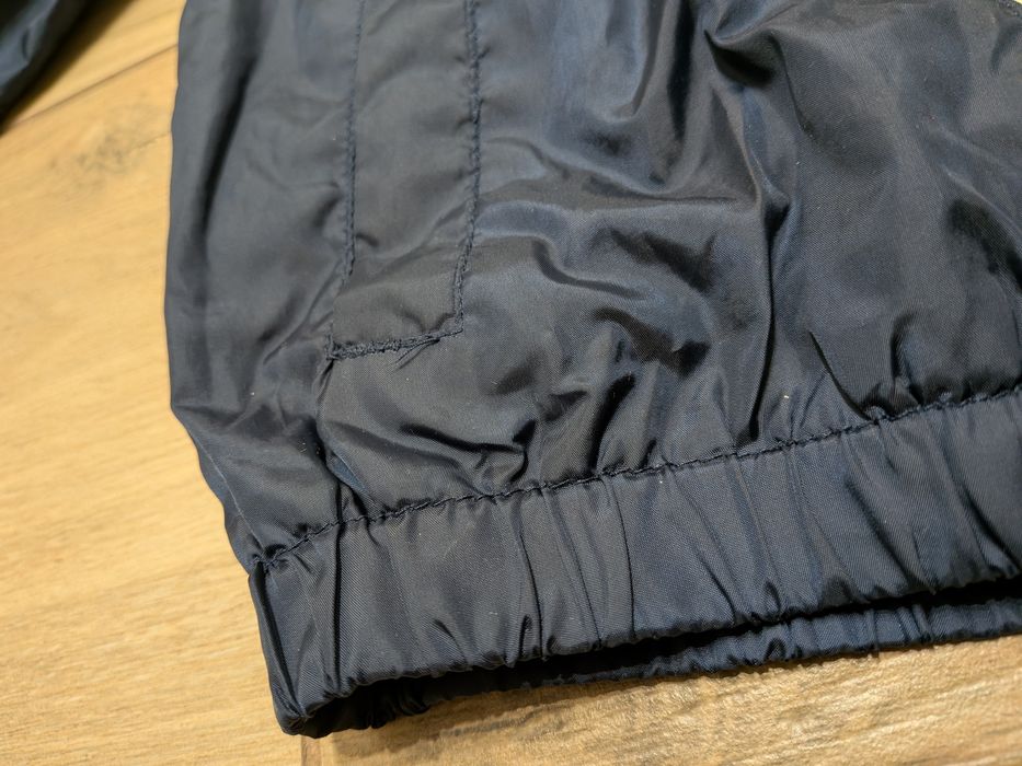 F&F 86 92 kurtka wiosenna jesienna dla chłopca  granatowa z kapturem