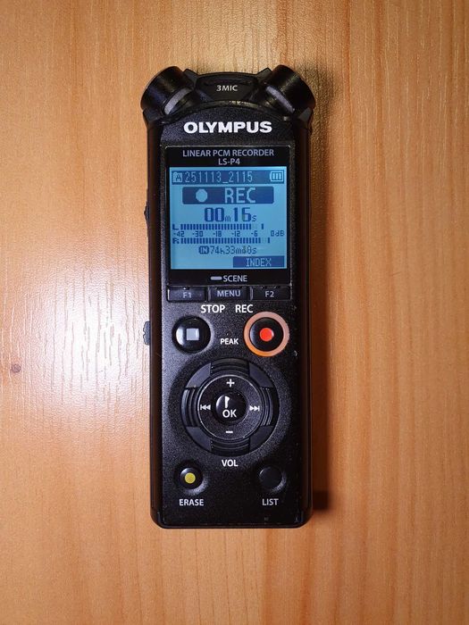 Rejestrator/dyktafon Olympus LS-P4